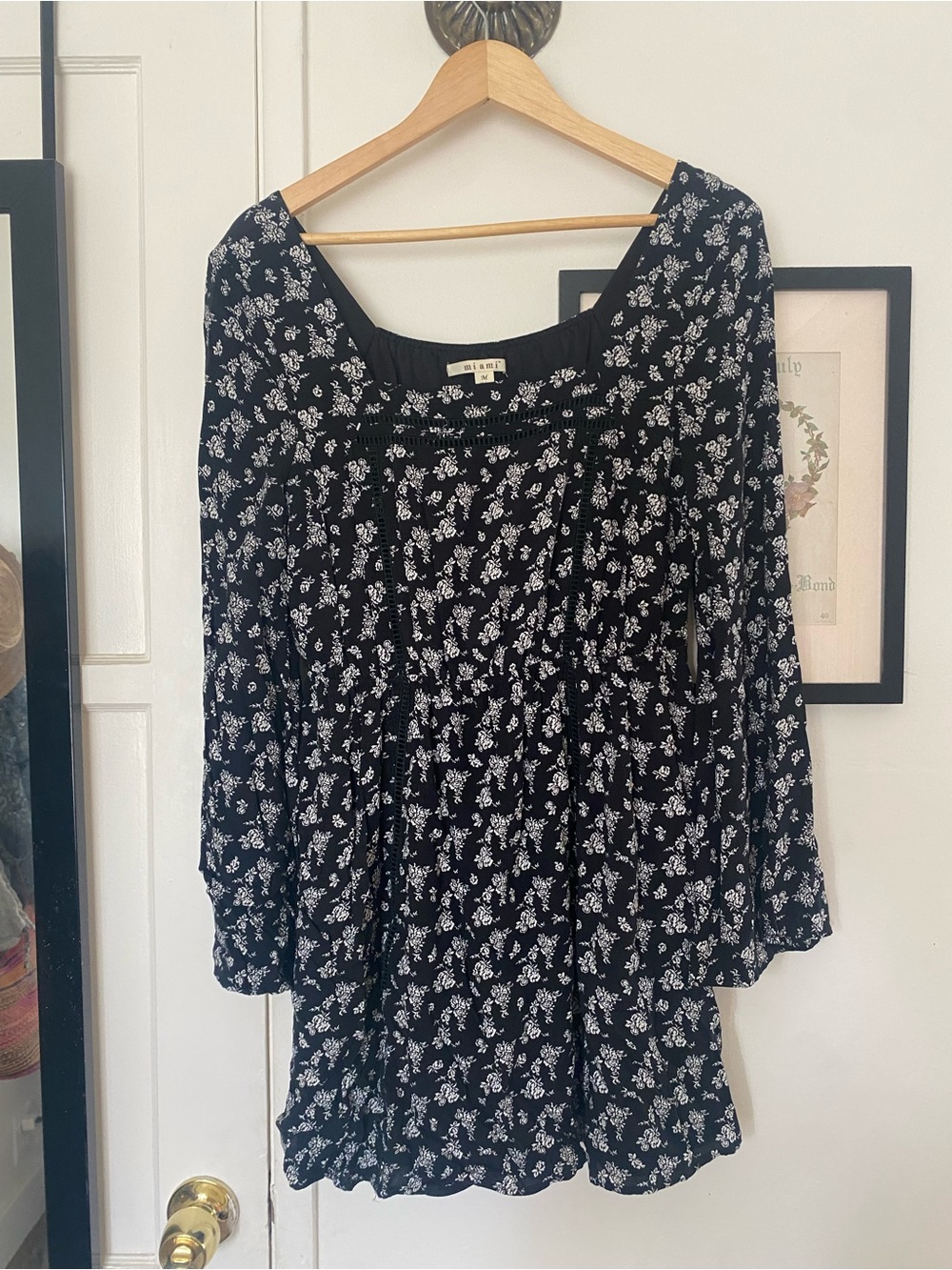 Boutique bell sleeve dress